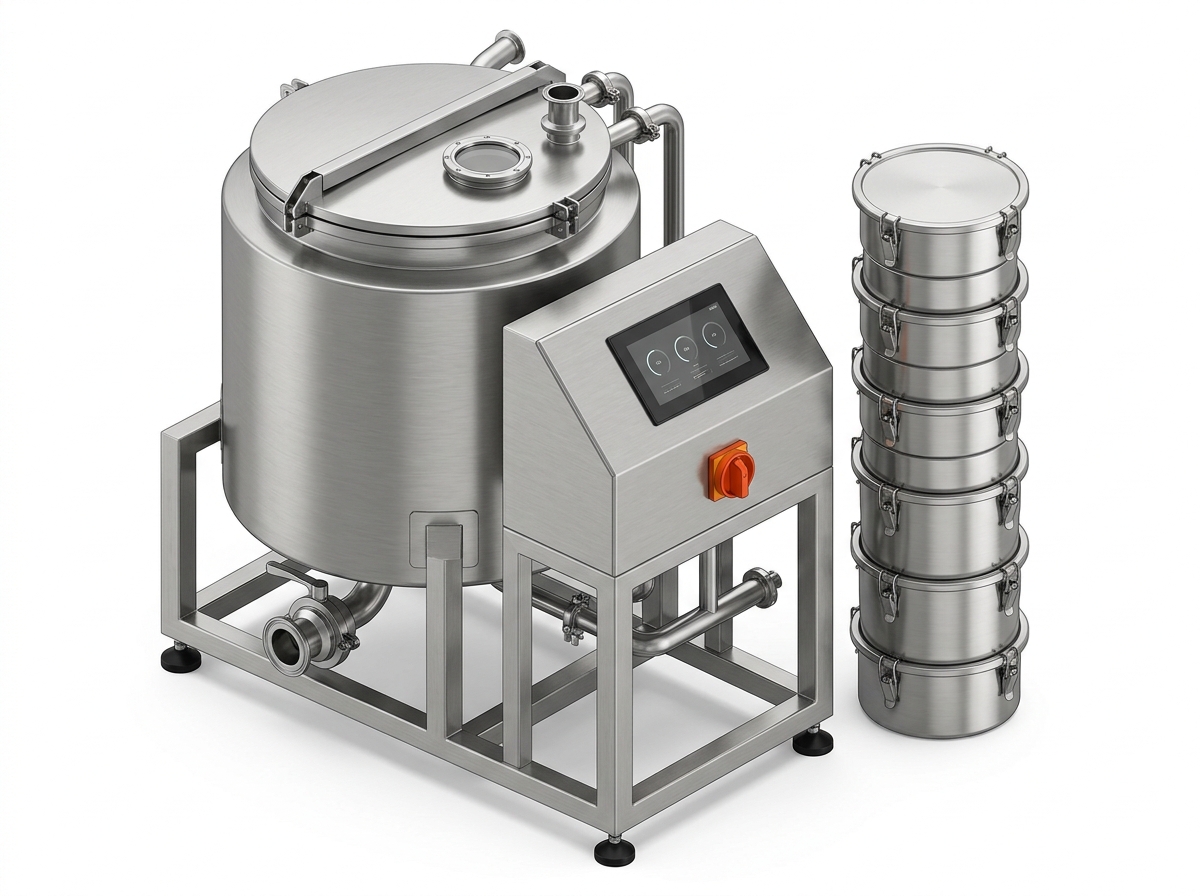 150L / 300L Jacketed Ice-Water Bubble Hash Washing Machine