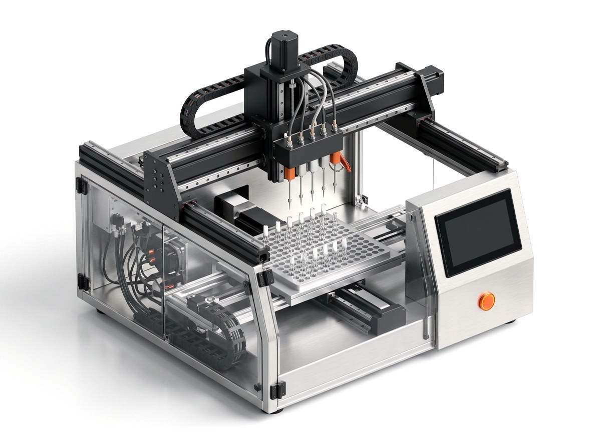 5-Needle Heated CNC Gantry Filler